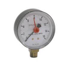 Idrometro Solo Cassa Inox con Attacco Assiale