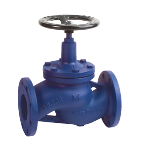 Valvola a Soffietto a Vite Interna in Ghisa-Streamlined Flow Valve with Bellows Inside Screw