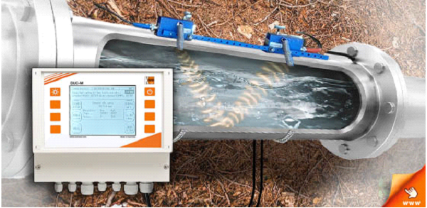 DUC - Misuratore di Portata ad Ultrasuoni Clamp - Ultrasonic Flow Meter Clamp-on